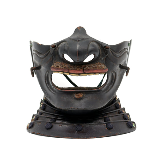 Samurai Menpo, Japan, späte Edo Periode, mittleres 19. Jh.