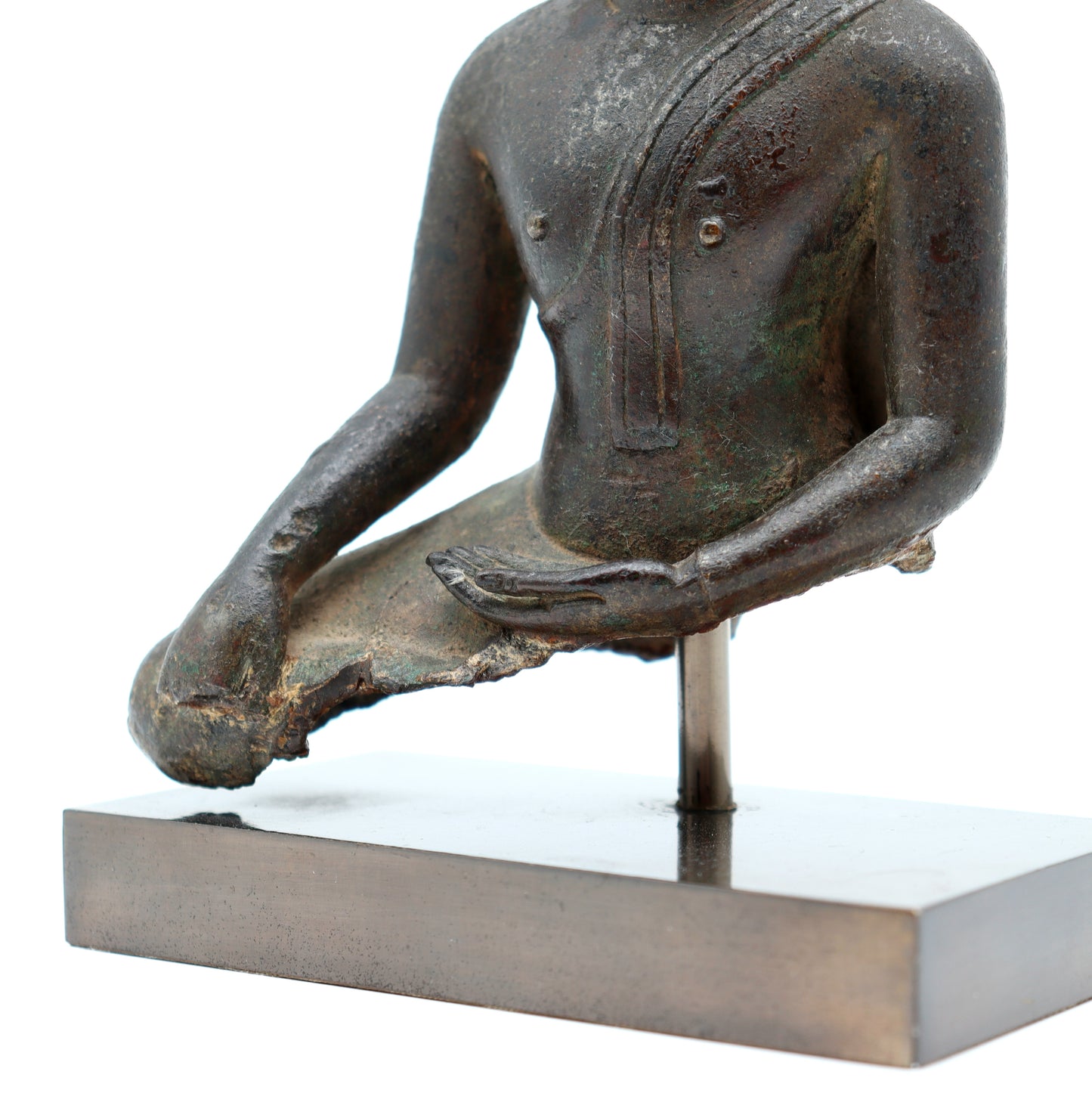 Buddha Skulptur aus Bronze, Ayutthaya Königreich, 16. Jh.